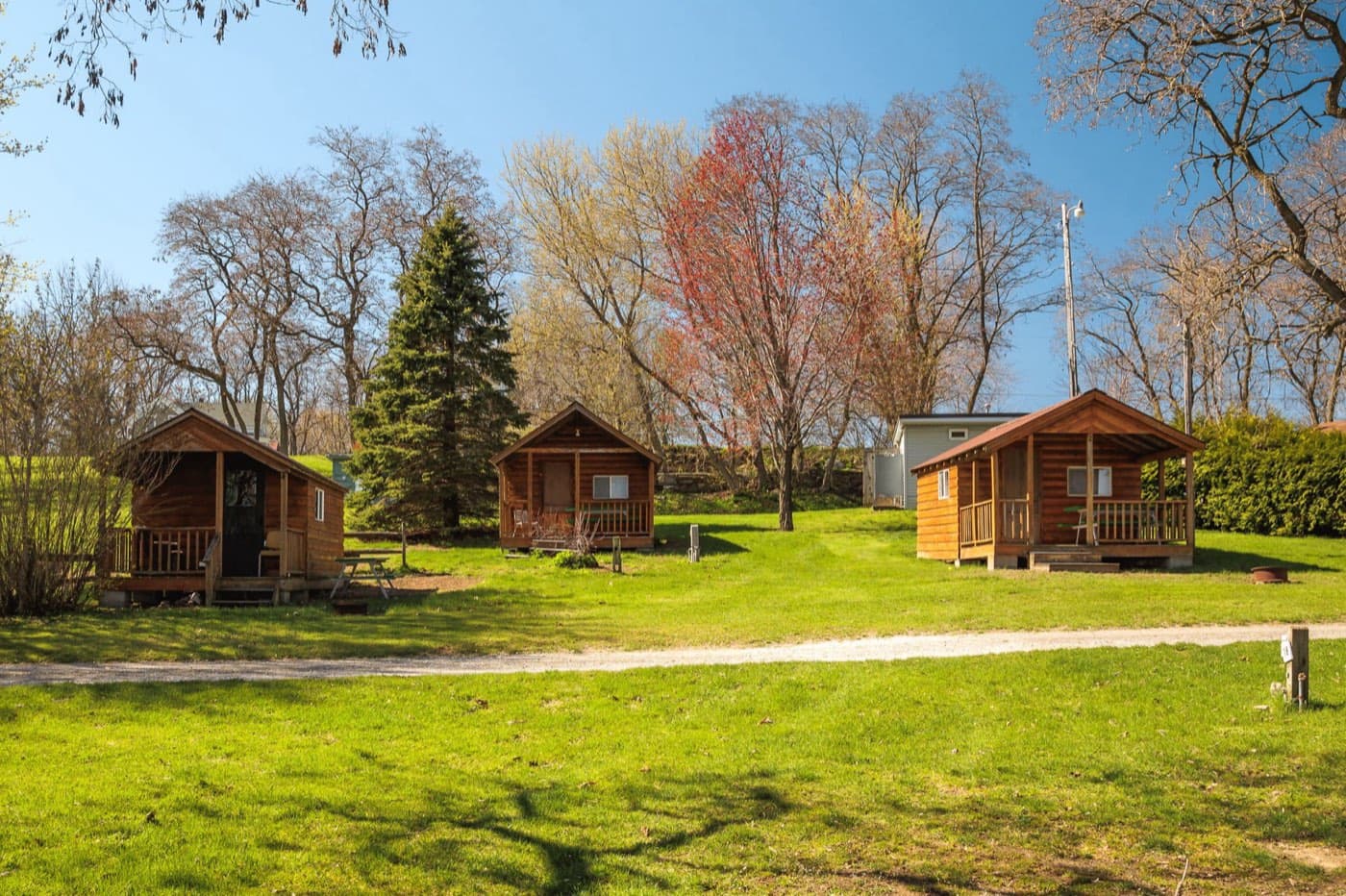 The camping cabins