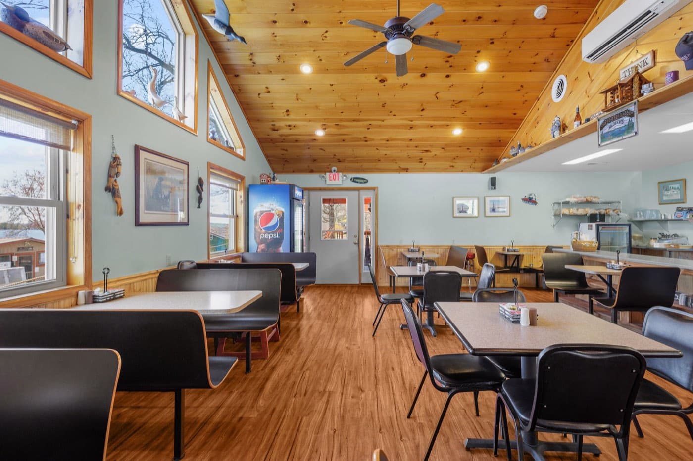 Inside the Fish Bone Café